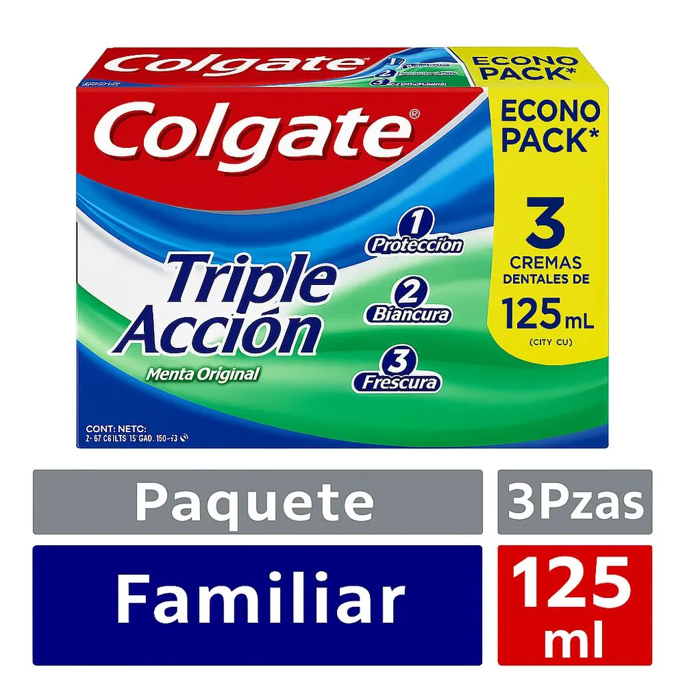 Colgate triple acción (375 ml)